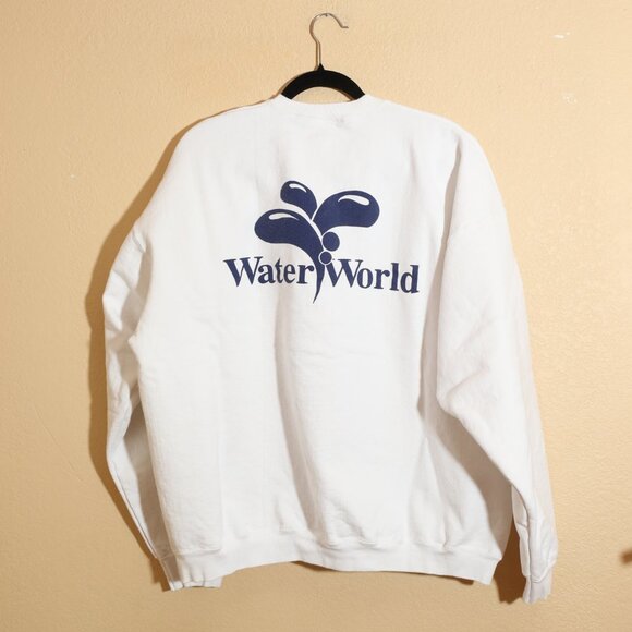Denver Water World Vintage White Employee Crewneck (XXL) - Picture 2 of 11